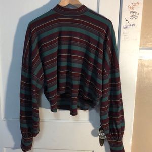 Free People long sleeve wide top